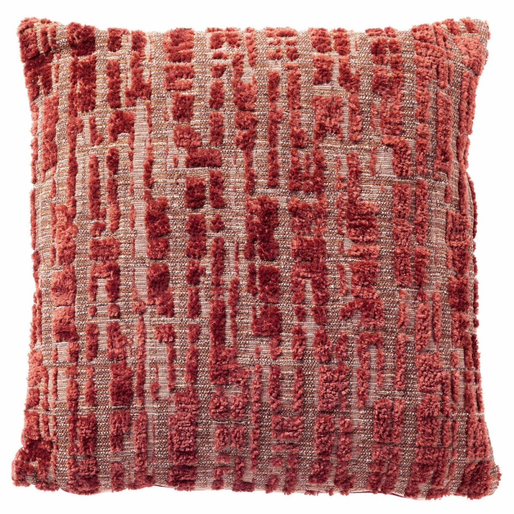 Dutch Decor Kissenhülle 'Remus' 45 x 45 cm Ketchup - Rot